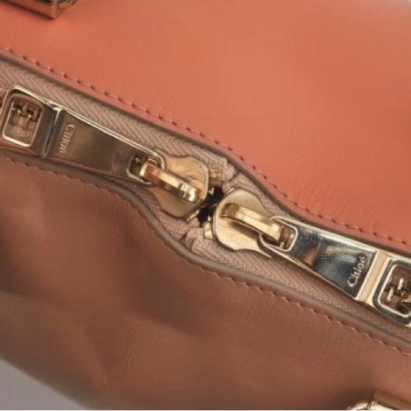 Chloe Baylee 2way Beige and Orange Purse - Picture 10 of 16